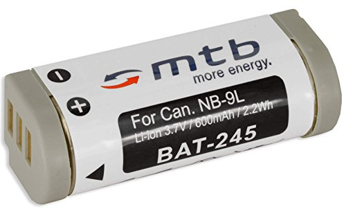 Ersatz-Akku NB-9L für Canon Ixus 500 HS, 510 HS, 1000 HS, 1100 HS