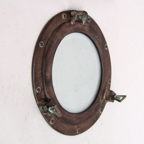Nagina International Porthole Glass 12 Aluminium Antique - Nautical Maritime Port Hole