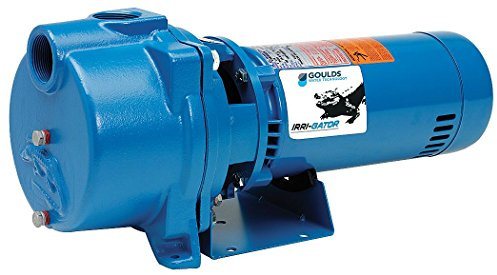 GOULDS Pumps GT15 IRRI-Gator Self-Priming Single Phase Centrifugal Pump, 1.5 hp, Blue