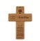 STREIFHOLZ Taufkreuz mit Taufspruch, personalisiertes Geschenk für Patenkind, zur Geburt und Taufe, individuelles Holzkreuz für Jungen und Mädchen
