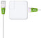 TUDIA KLIP Charging Cable Protector Saver Organizer Protective Wire Cord Sleeve Compatible for Macbook (Green)
