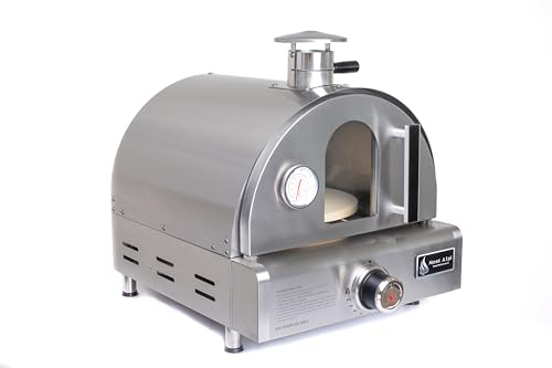 Mont Alpi MAPZ-SS - Forno per pizza a gas, grande, in acciaio inox