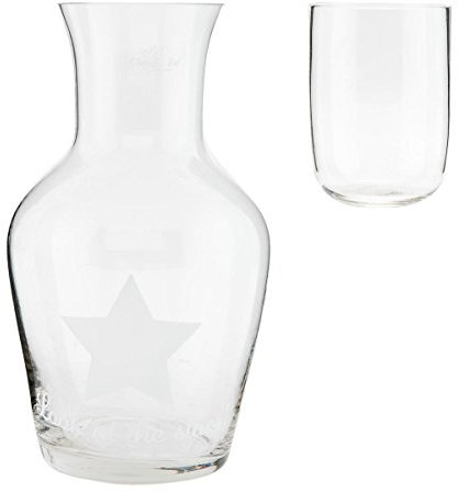 Clayre & Eef 6GL1555 Karaffe Ø 9 * 21 cm / 0,5L / 0,25L