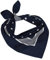 Betz Nickituch Bandana klassischem Punktemuster 55 x 55 cm in den Farben rot, marine und schwarzblau Farbe marine