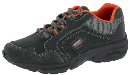 Brütting Damen Circle Walkingschuhe, Grau Anthrazit Orange, 37 EU
