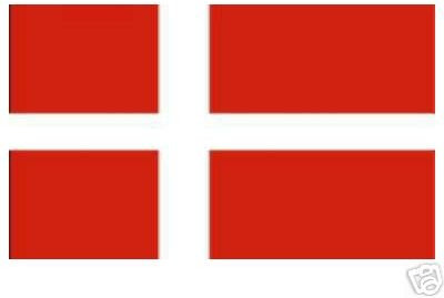 Flagge Dänemark 90 x 150 cm Fahne mit 2 Ösen 100g/m² Stoffgewicht Hissflagge für Mast