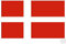 Flagge Dänemark 90 x 150 cm Fahne mit 2 Ösen 100g/m² Stoffgewicht Hissflagge für Mast