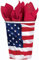 8 USA PAPPBECHER Amerika Deko 0,26 l Dekoration Becher