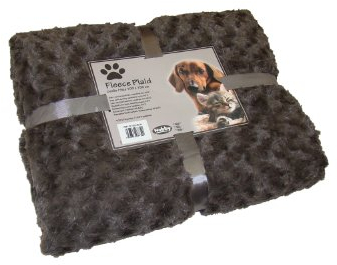 Nobby Fleece Plaid SUPER SOFT braun M 100 x 150 cm