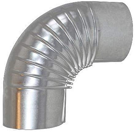 Ofenrohr Rauchrohr Bogen 100mm FAL 90° DN100 Kaminrohr