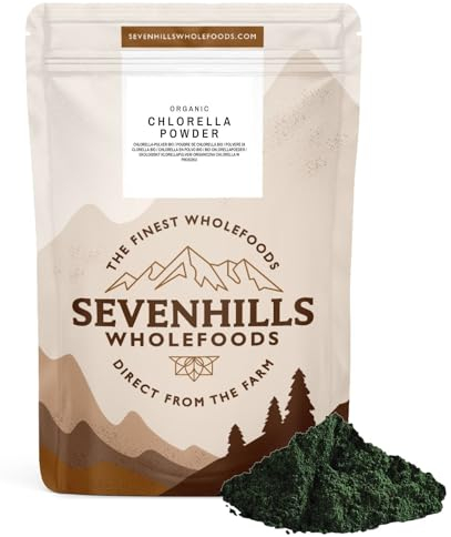 Sevenhills Wholefoods Polvere Di Clorella, Parete Cellulare Rotto Bio 1kg