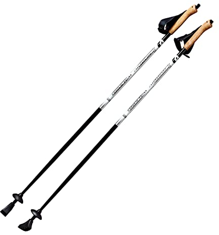 Best Sporting Wanderstöcke I Treckingstöcke I 105-125 cm I Nordic Walking Stöcke Carbon I Walking Stöcke Damen und Herren I Walkingstöcke I Gehstock