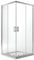 Idralite Eckeinstieg Duschkabine Rechteckig 90x75 H198 Transparent 6mm Glas Mod. Ready