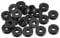 sourcing map 20 Stück Gummi Unterlegscheiben Flach 13mm Außendurchm. 5mm Innendurchm. 4mm Dicke für Wasserschlauch Wasserhahn