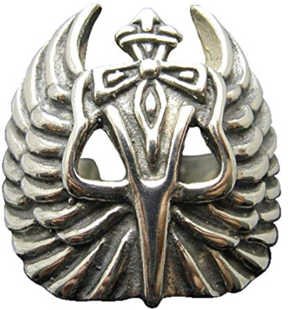Sterling silber ring Dolch Engel Flügel 925 Größe 54-75 R001011