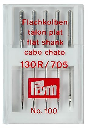 Prym 151565 Sewing Machine Needles 130/705 Standard 100 Silver Colour No