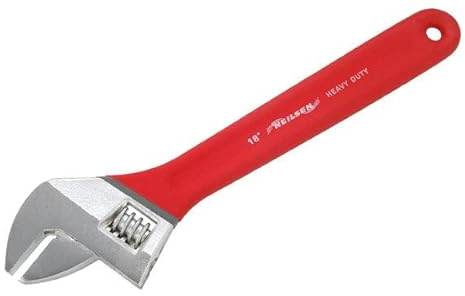 Neilsen CT0307-18in / 460mm Adjustable Wrench with Dipped Handle | Ideal for Plumbing, Automotive, and Maintenance