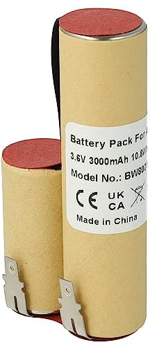 vhbw Akku kompatibel mit Gardena Rasenkantenschere Accu 3 (Standard, 2315, 2500) Rasen-Schere, Gartenschere - Ersatz für Accu3 - (NiMH, 3000mAh, 3.6V) Batterie