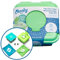 Cheeky Wipes Reusable Baby Wipe Kit - 25 Washable Bamboo Terry Cloth Wipes, 15x15cm with Fresh & Mucky soaking boxes & Essential Oil Solutions