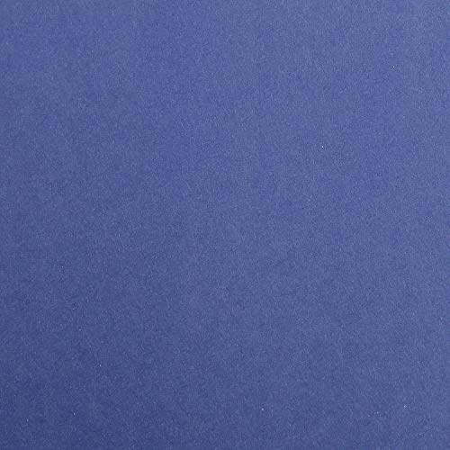 Clairefontaine - Ref 48057C - Maya Coloured Smooth Drawing Paper (Pack of 25 Sheets) - 270gsm Paper - A3 (42 x 29.7cm) - Midnight Blue Colour - Deep Dyed, Acid Free, pH Neutral