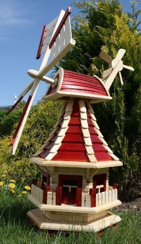 Windmühle mit Solar rot/Natur Typ 2
