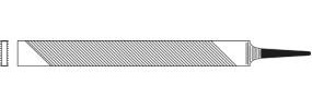 Dick 16133020 Drehbankfeile Hieb 2, 30 x 7 mm