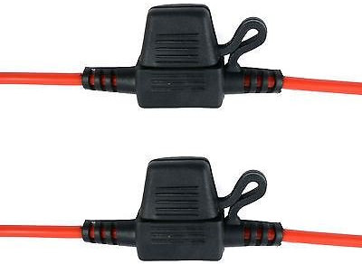 Inline Mini Blade Fuse Holder Splash Proof Car 12V 20A (2)