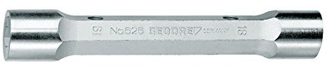 GEDORE Doppelsteckschlüssel, massiv, 6-kant, 1 Stück, 626 18x19