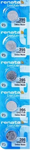 395 Watch Battery - Strip of 5 Batteries