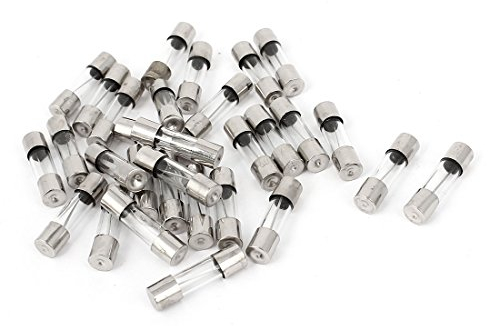 sourcing map 30 Stück AC 250V 13A Schnell wirkende Glasrohr Sicherungen 5mm x 20mm