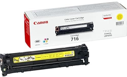 Canon 716 Y original Toner Amarillo für ISensys Laserdrucker, Gelb, 1500 seiten, 1977B002