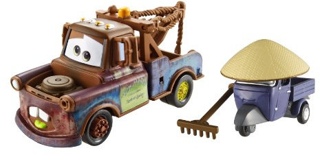 Mattel V2833 Cars 2, Coppia Cricchetto e Zen