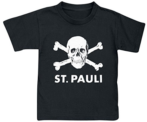 FC St. Pauli Totenkopf T-Shirt schwarz 104
