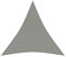sunprotect 83241 Professional Sonnensegel, 3,6 x 3,6 x 3,6 m, Dreieck, Wind- & wasserdurchlässig, grausilber