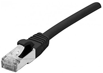 CONNECT 2 m Kupfer RJ45 Cat. 6 F/UTP LSZH, snagless, Patch Cord – Schwarz