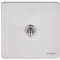 Schneider Electric Ultimate Screwless Flat Plate - Single Toggle 2 Way Light Switch, 16AX, GU1412TSS, Stainless Steel