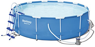 Bestway Steel Pro Piscina desmontable tubular, 366 x 100 cm, 56418