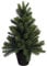 Künstlicher Tannenbaum im Topf. Weihnachtsbaum, Kunsttanne ca 60 cm. 135 Triebe.