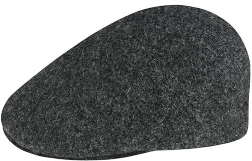 kangol Herren Seamless Wool 507 Mütze, Grau (Dark Flannel), (Herstellergröße: X-Large)