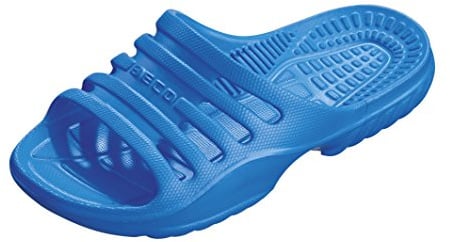 BECO Jungen Unisex Kinder Badepantoletten-90651 Wassersportschuh, Blau, 31 EU