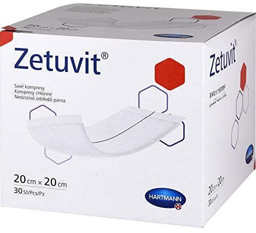 ZETUVIT Saugkompressen unsteril 20x20 cm 30 St Kompressen