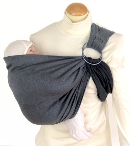 Didymos 34995 Babytrage DidySling, Modell Double Face, anthrazit