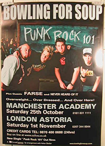 Bowling For Soup - Punk Rock 101 - Tour - Poster