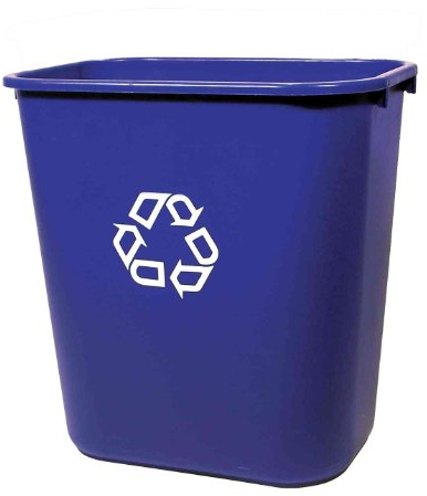 RCP295673BLU - Deskside Paper Recycling Containers