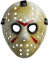 CASACLAUSI Jason Maske Cosplay Halloween Kostüm Maske Requisite Horror Hockey Erwachsene Adult Size Black Eyes