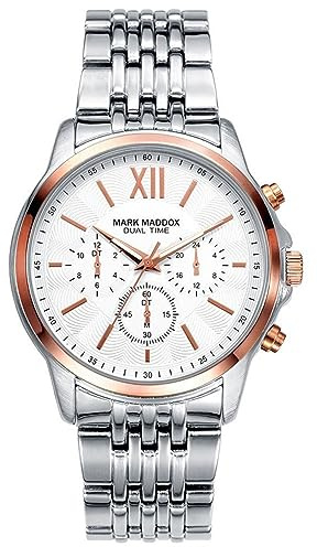 Mark Maddox HerrenArmbanduhr Multi Zifferblatt Quarz Edelstahl HM6007-87