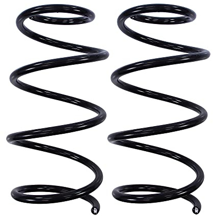 BESTPRICE 2x Fahrwerksfeder vorne Schraubenfeder links & rechts Kompatibel mit BMW 3er Cabriolet (E46), 5er Touring (E39), 3 (E46), 5er (E39), 3 Coupe (E46), 3 Touring (E46)