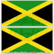Jamaica Jamaika Flagge Karibik 7,6 cm (75 mm) Bumper Sticker, Aufkleber Vinyl X2