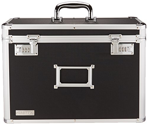 Vaultz Businesskoffer, mobil, verschließbar, Schwarz Legal schwarz/chrom