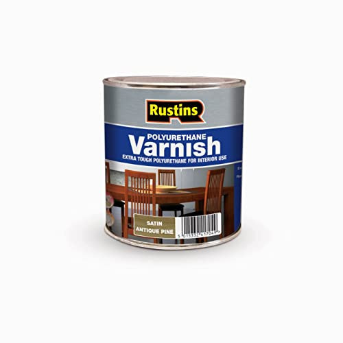 Rustins Polyurethane Varnish Antique Pine Satin 1l
